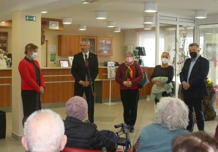 MINISTER JANEZ CIGLER KRALJ NA DELOVNEM OBISKU DEOS 28 FOTO LJUBO VUKELIČ